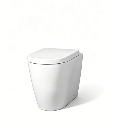 バックトゥウォールコンパクトトイレ — ウォーターマーク認定、WELS 4 つ星、オーストラリア貿易バイヤー向け 520mm 床置きパン (モデル FI-05)